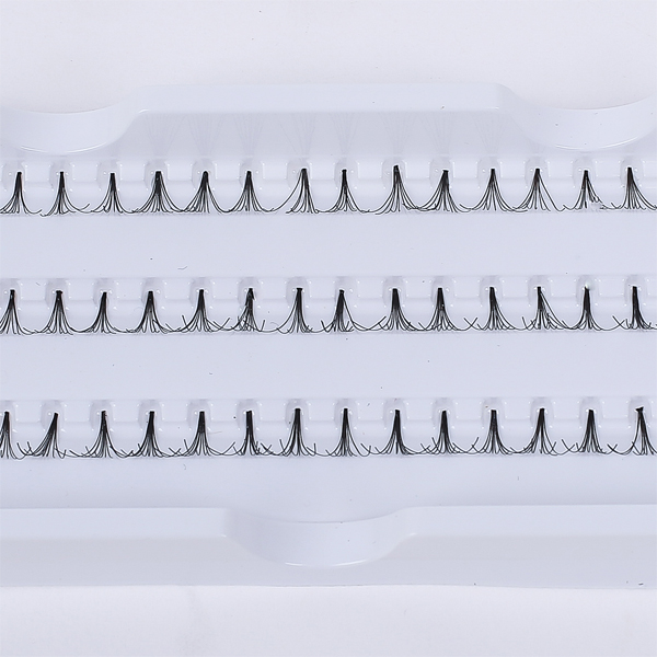 Flares individual false eyelashes extension  L24